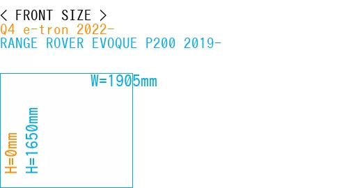 #Q4 e-tron 2022- + RANGE ROVER EVOQUE P200 2019-